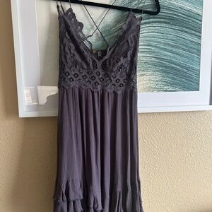 Free People Adella Slip Dress